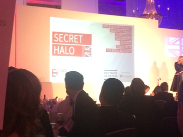 Secret Halo - Sole Trader of the Year Finalist 2016, Connaught Rooms, London