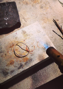 Soldering a ring