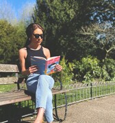 Chloe GiftSmith Reading in the Park