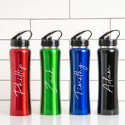 Personalised Sports Water Bottles - Spoken Gifts LTD