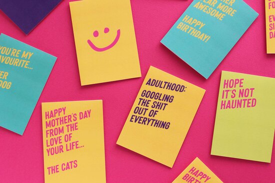 Greeting cards inspired by life