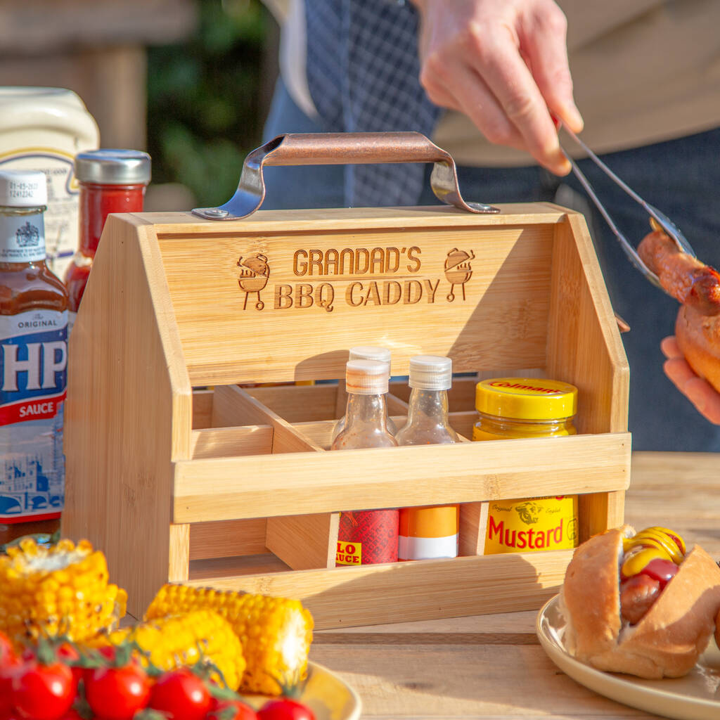 Personalised Barbecue Condiment Holder