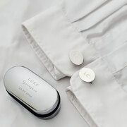 Engraved cufflinks with a personalised box