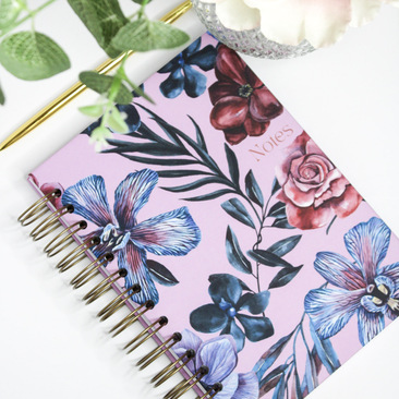Blue Hues hardcover notebook