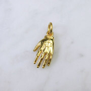 Gold Hand Pendant