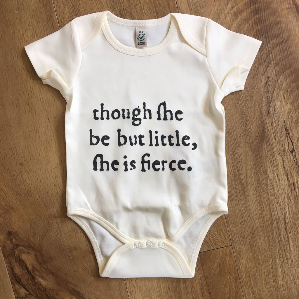 'Though She Be But Little…' Babygro