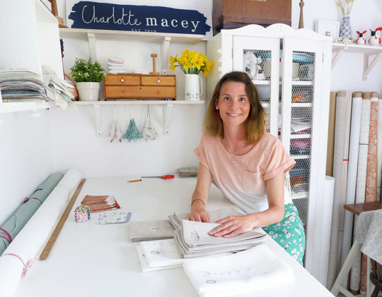 Charlotte Macey design studio in the Cotswolds