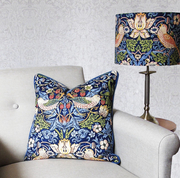 Match your cushions with your lampshades to create a more finished look to your home