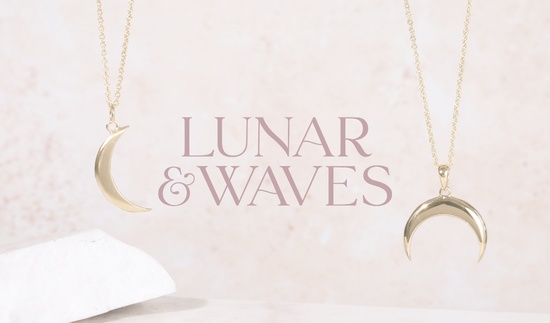 Lunar & Waves ethically made sustainable gold and silver jewellery