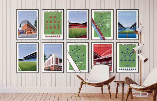 Football, Rugby, Cricket, F1, Racecourse Posters