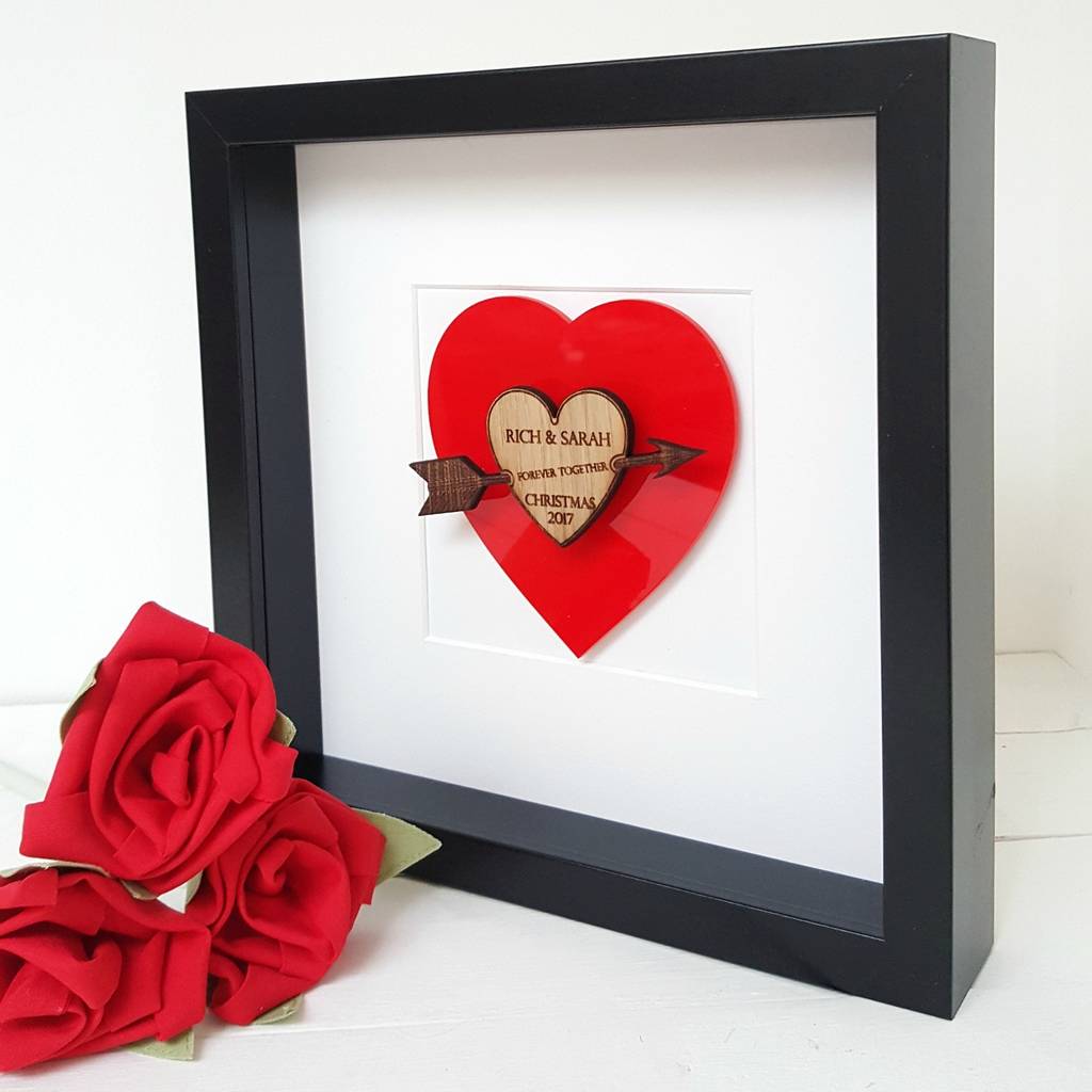 I Love You Heart 3D Artwork | Artwork | Framed |