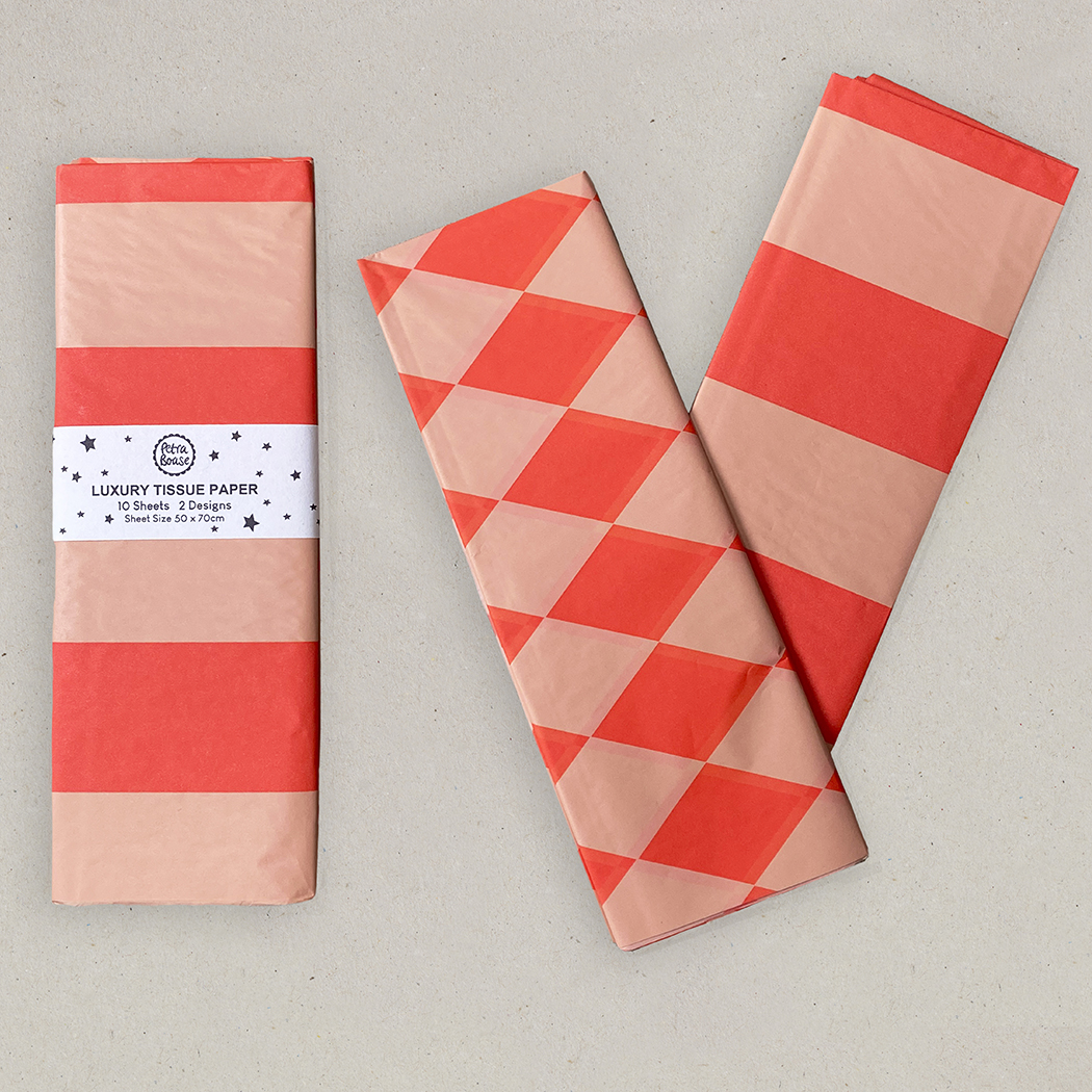 Luxury Tissue Paper Orange And Peach