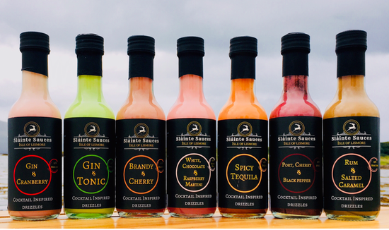 Cocktail inspired drizzles by Slàinte Sauces 
