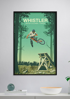 Whistler mountain bike poster
