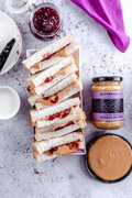 Almost Smooth natural peanut butter - fresh roast with cornish sea salt - best for PBJ sandwiches
