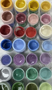 My ceramic paints