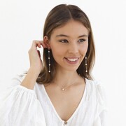 Spaced Pearl Earrings