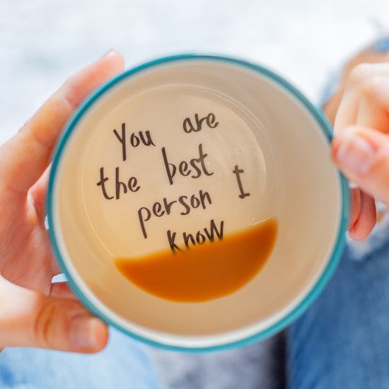 Hidden message mug