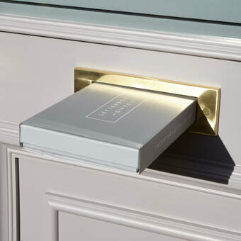 A letterbox gift box delivered through the letterbox with next day delivery and free-gift wrapping