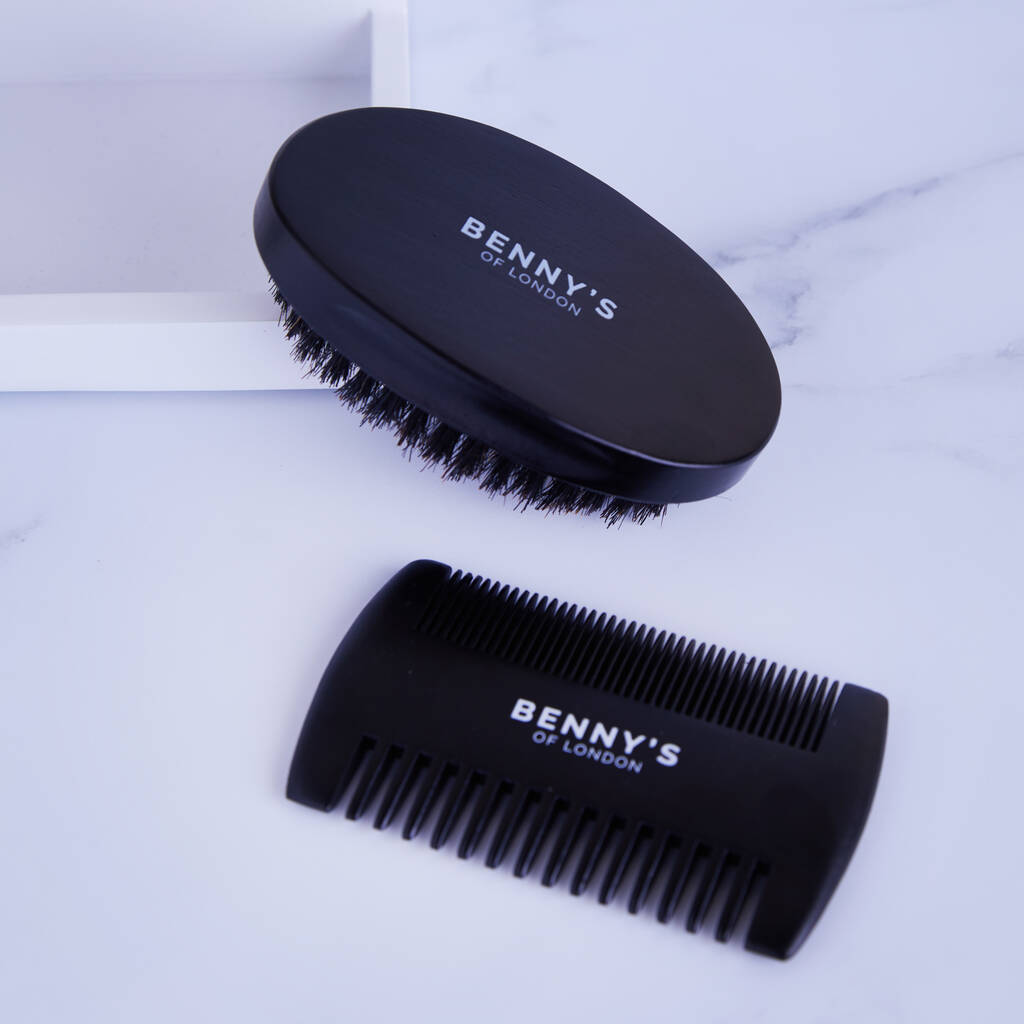 Beard Brush And Comb Gift Set