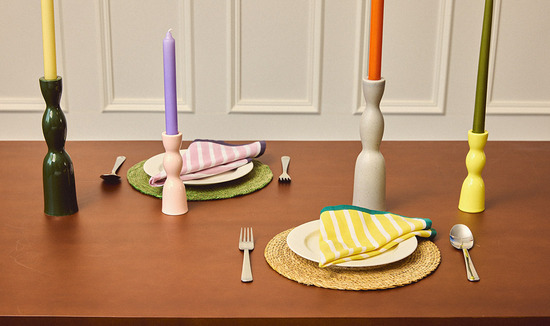 YOD&CO Candleholders and napkins