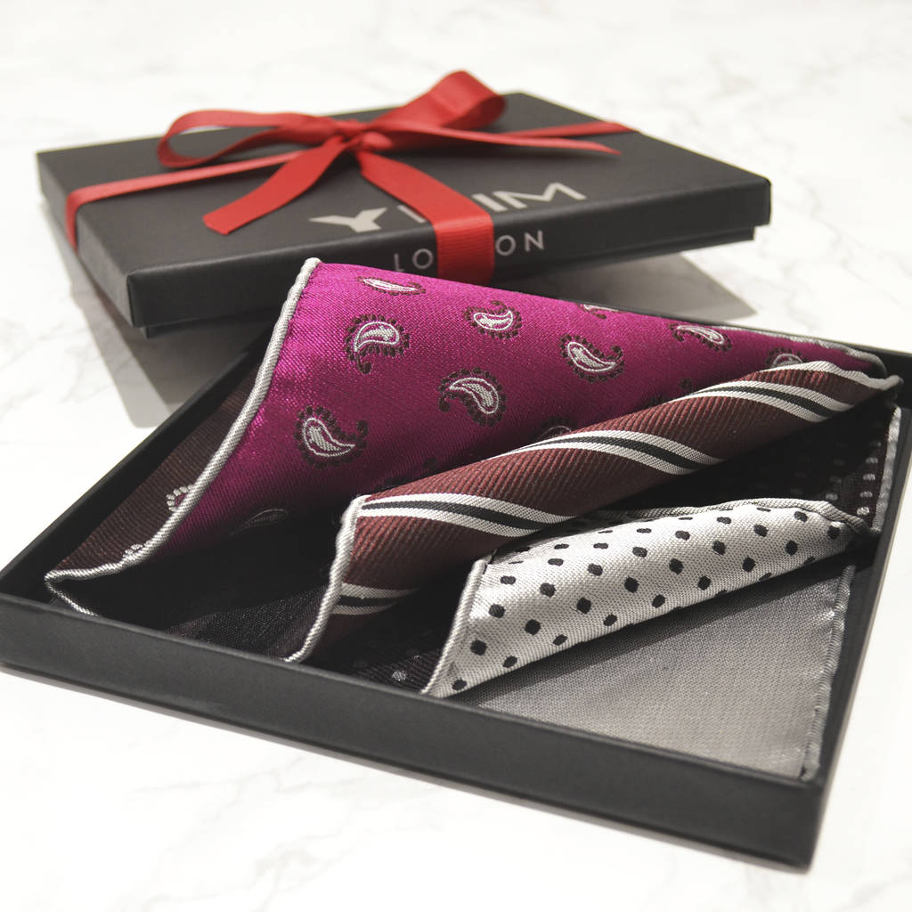 YHIM London Luxury Versatile Men's Pocket Square For All Occasions | 