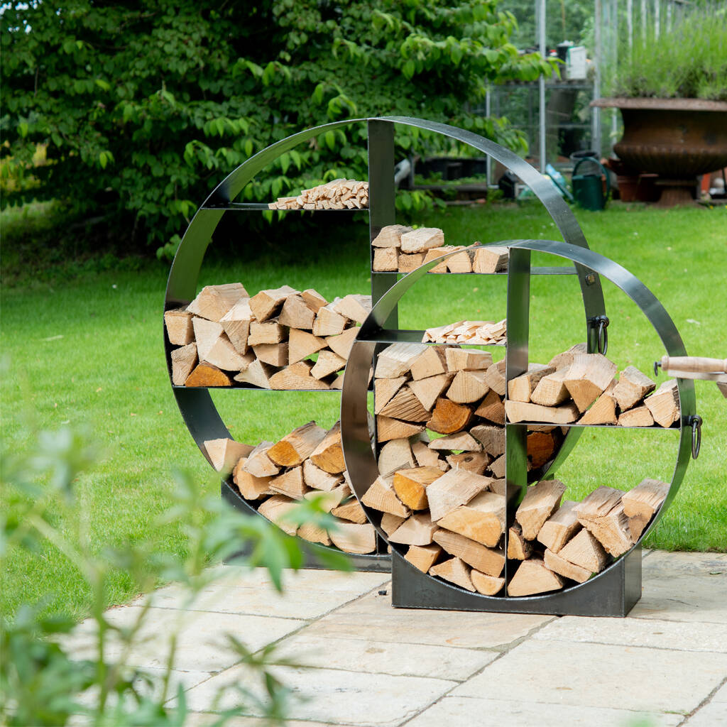 Indoor Outdoor Circular Log Stores