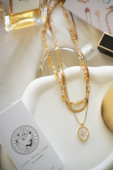 Our 18ct Gold-Plated Multi-Layer Necklace Set