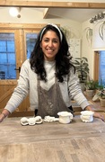 Headshot of the maker in her studio