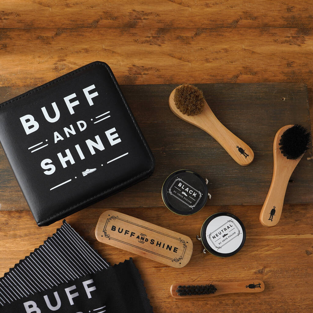 The Dapper Chap 'Buff And Shine' Shoe Cleaning Kit