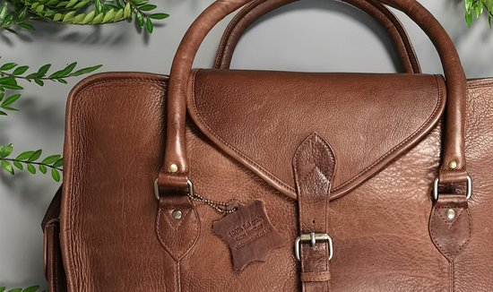 personalised leather bags