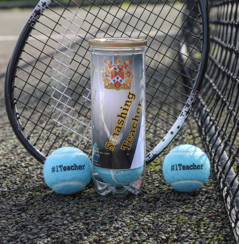 Teacher Gift Special Message Tennis Balls