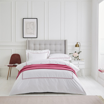 Lexington Fuchsia Pink Trim Bed Linen