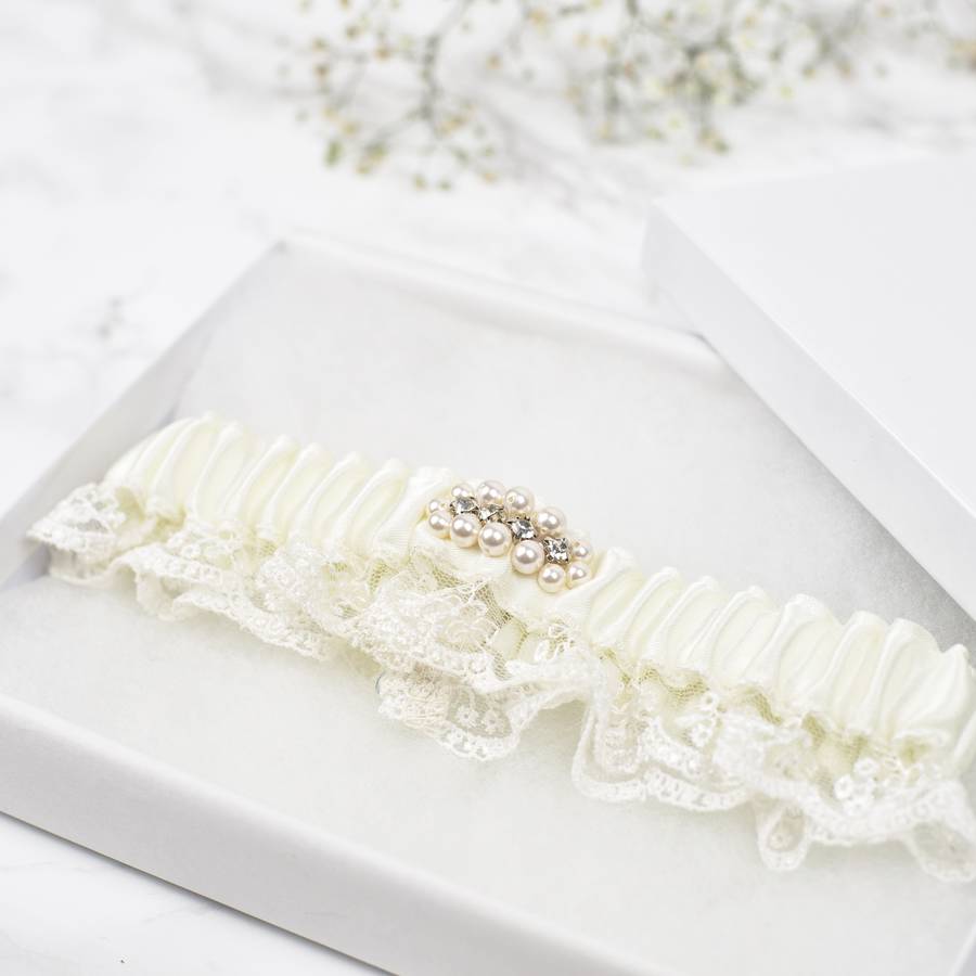 New Collection Luxury 'Luna' Bridal Garter  Women's