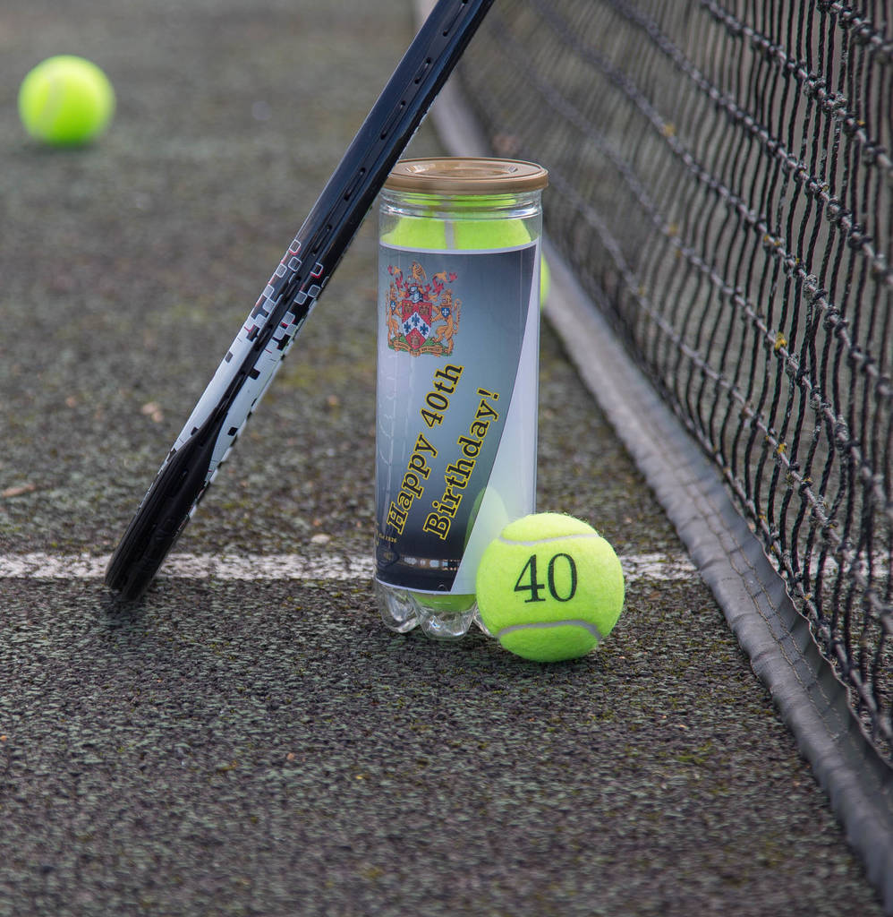 Birthday Tennis Balls