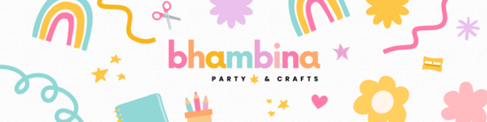 Bhambina Party and Crafts Banner