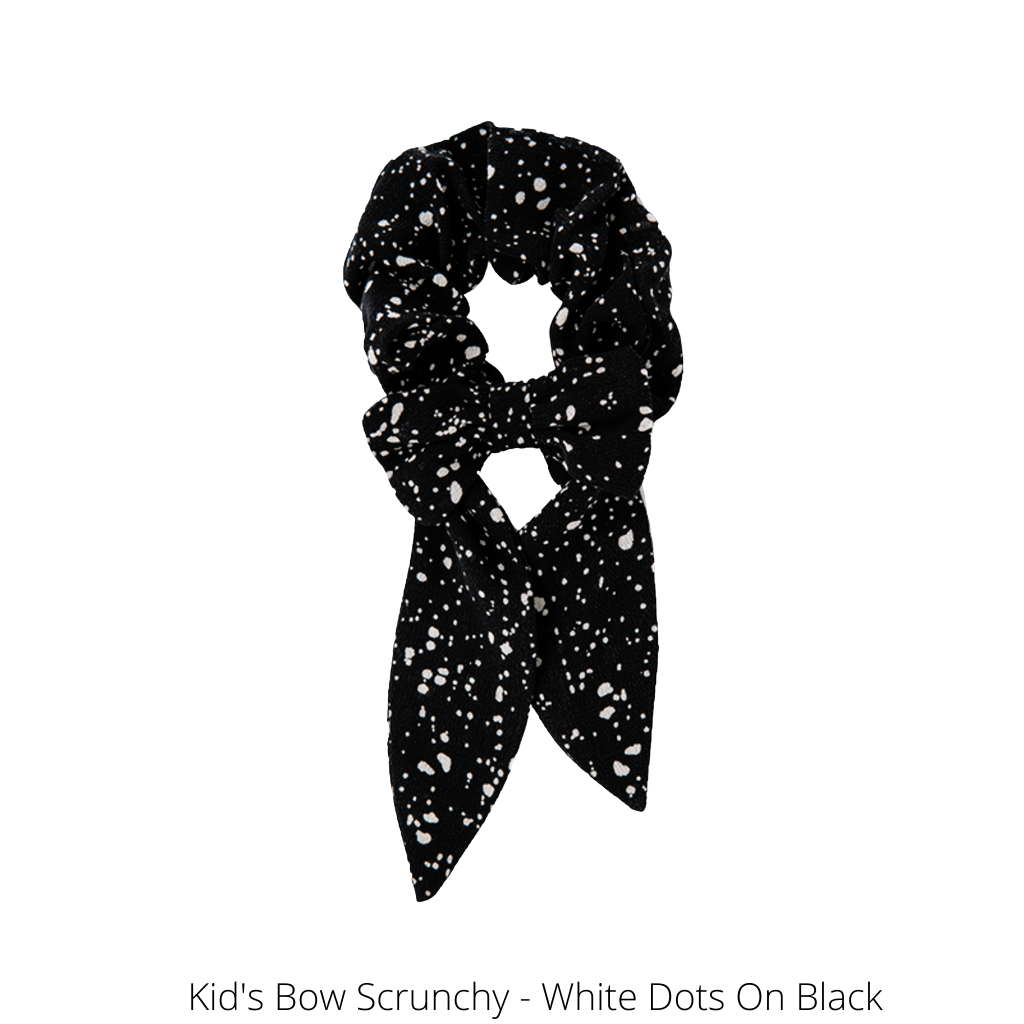 Sustainable Kids Hair Accessories Bow Scrunchies