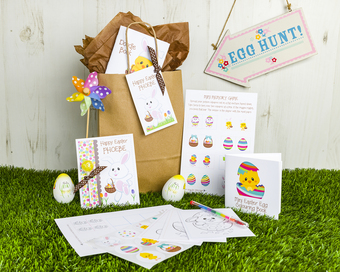 personalised Easter gift bag bundle