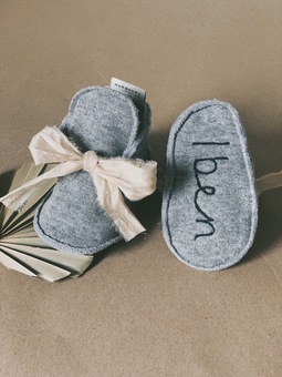 Personalised Baby's First Shoe 100% Eco Friendly