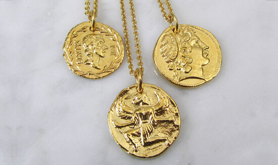 Gold Coin Necklace