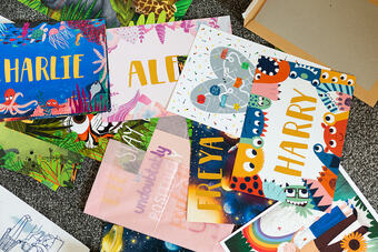 Children's personalised prints