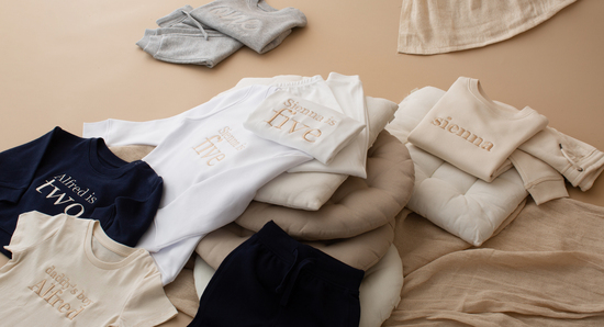 Personalised Embroidered White Birthday Pyjamas – ROYELLE STEVENS
