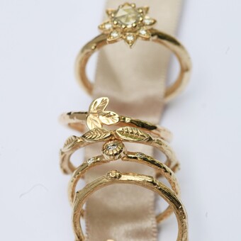 handmade Gold rings 