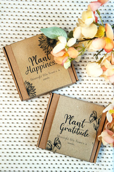 Plant Happiness & Plant Gratitude Letterbox Gifts.