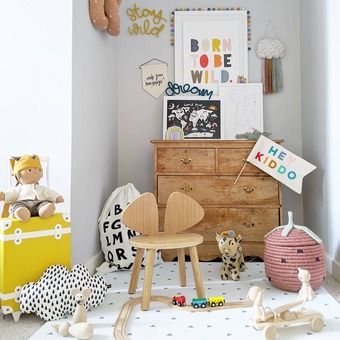 shapes for kids room wall