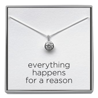 everything happens for a reason necklace