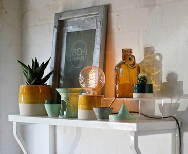 Shelf at FICH ceramics studio