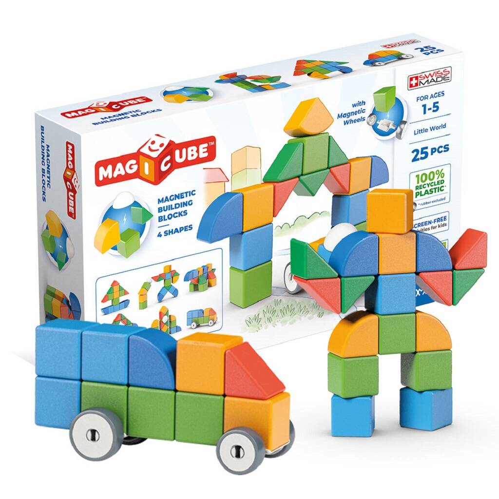 Magicube Magnetic Building Blocks Little World 25pc Set