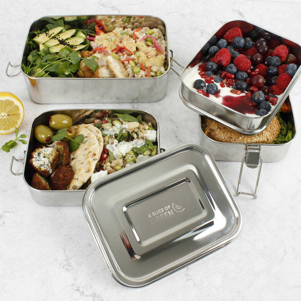 Leak Resistant Stainless Steel Lunch Boxes
