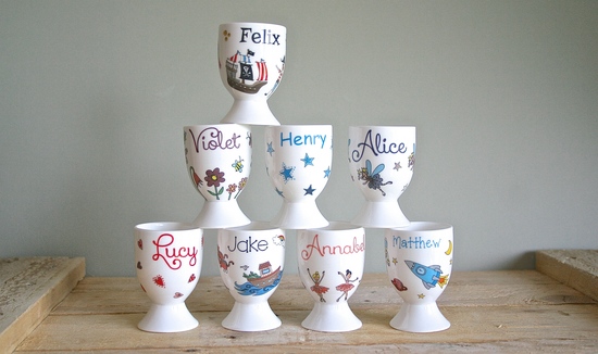 Personalised Egg Cups for Children